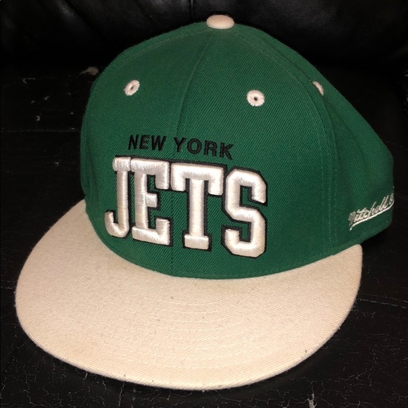 Mitchell & Ness Other - New York Jets Mitchell & Ness Fitted Hat